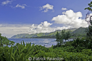 Idyllic afternoon.  North Shore, Oahu. by Patrick Reardon 